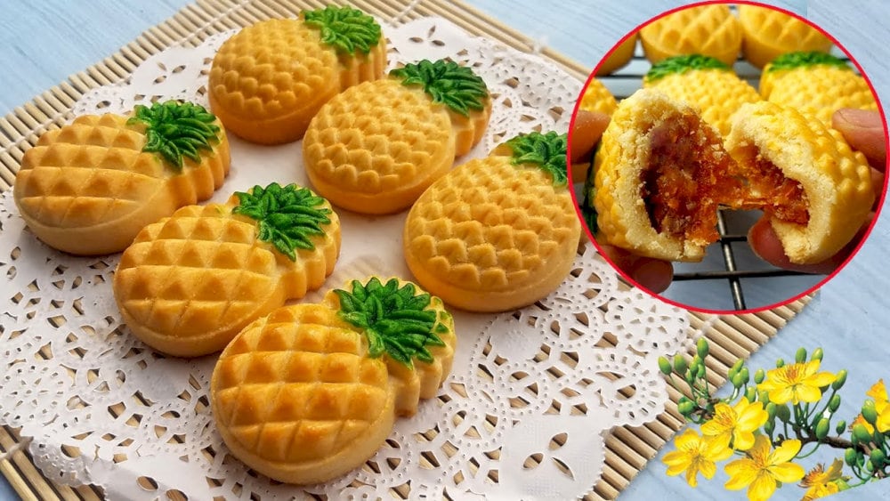 Học làm bánh dứa